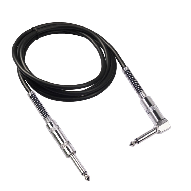 6.35mm Angled Guitar Cable — Straight to Right-Angle