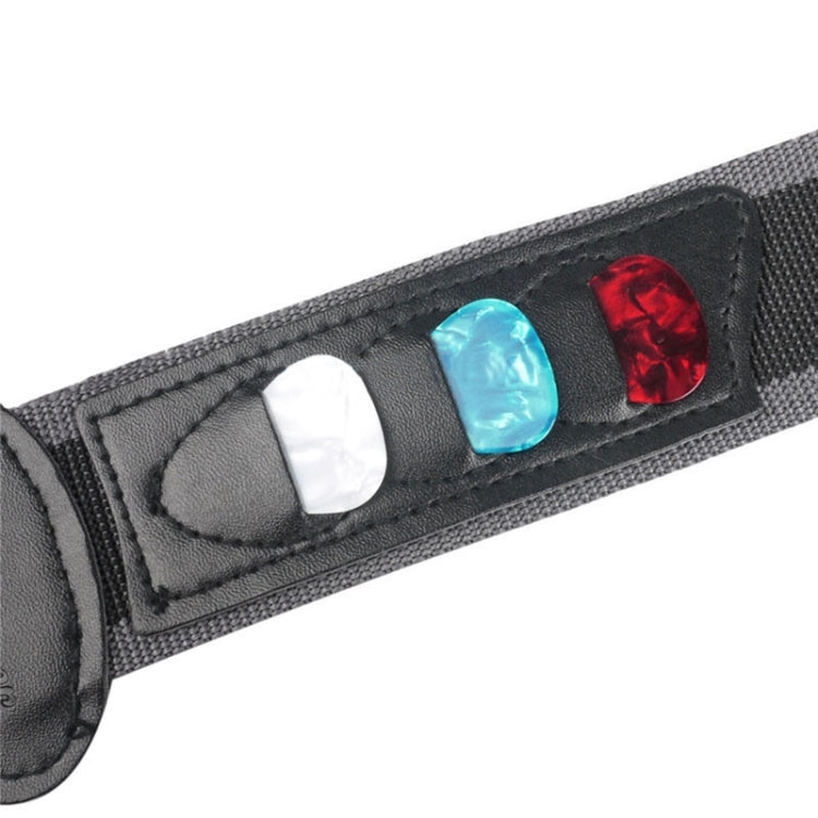 Nylon Guitar Strap with Pick Holder