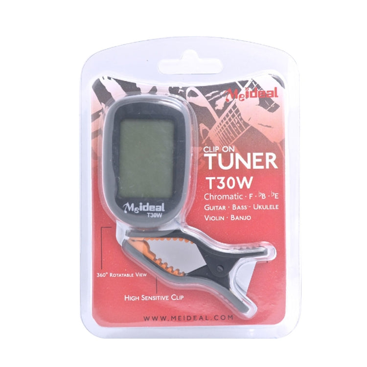 Clip-on Chromatic Guitar Tuner